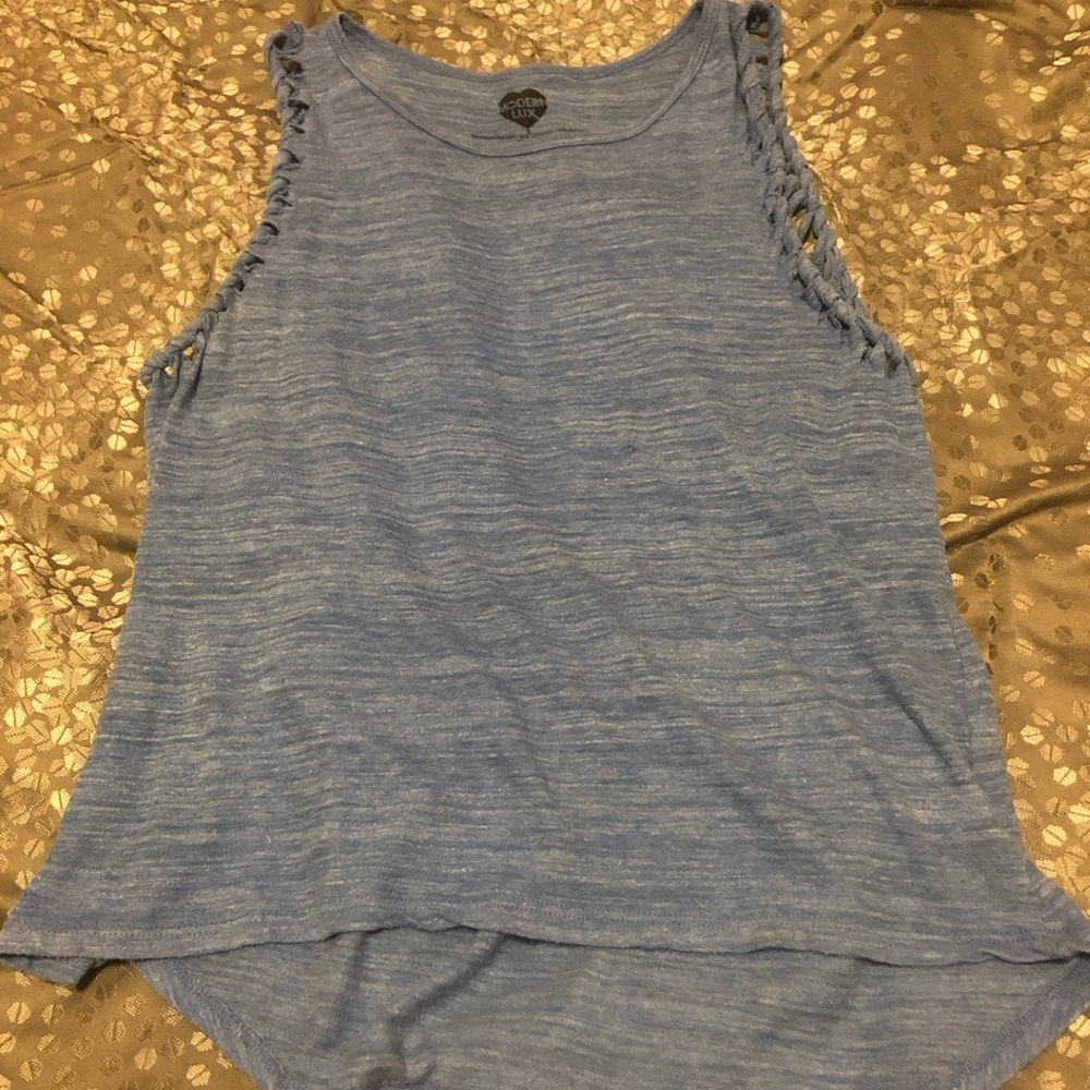 Blue tank top